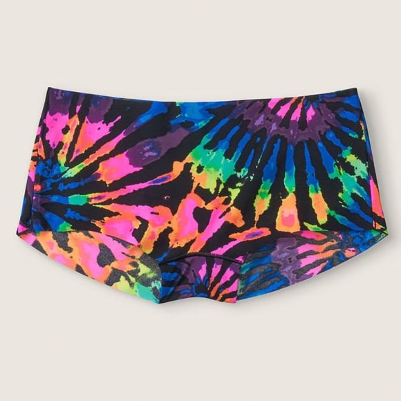 PINK Victoria's Secret Other - VS PINK No-Show Boyshort Rainbow Tie Dye